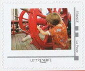 Festival Chant de Marin. Paimpol 2023. Child and red wheel