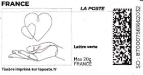 Hearts over Hand. Redesign without laposte logo