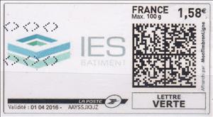Stamp, IES Batiment, France,  , Building Industry, Logos