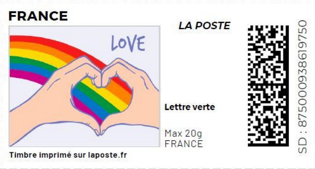 Love. Rainbow and Hands forming a Heart. Redesign no logo