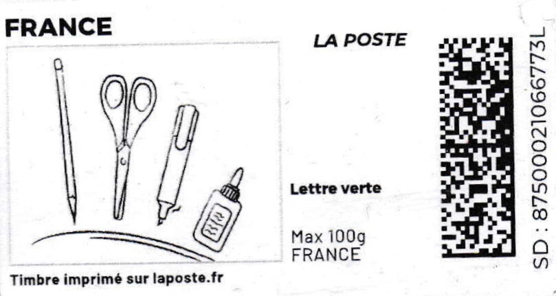 Pencil Scissors etc. Redesign without laposte logo