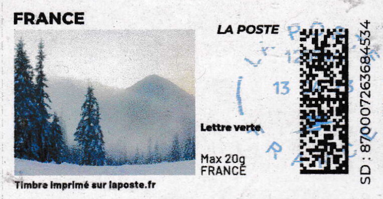 Wintry Mountain View; Redesign.