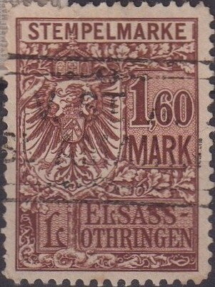Elsass-Lothringen, 1.60 mark