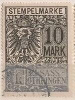 Elsass-Lothringen, 10 mark