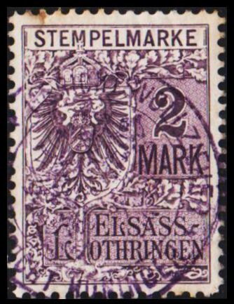 Elsass-Lothringen, 2 mark