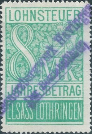Elsass-Lothringen, 8 mark