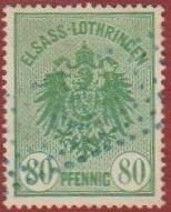 Elsass-Lothringen, 80 pfennig