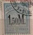 Elsass-Lothringen, Court Costs, 1.50 mark