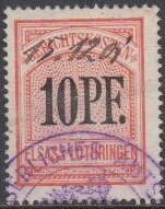 Elsass-Lothringen, Court Costs, 10 pfennig