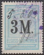 Elsass-Lothringen, Court Costs, 3 mark