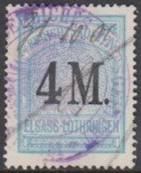 Elsass-Lothringen, Court Costs, 4 mark