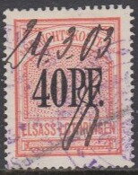 Elsass-Lothringen, Court Costs, 40 pfennig