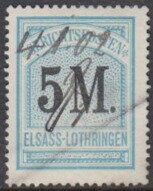 Elsass-Lothringen, Court Costs, 5 mark