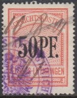 Elsass-Lothringen, Court Costs, 50 pfennig