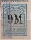 Elsass-Lothringen, Court Costs, 9 mark