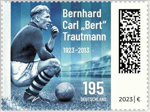 Stamp, Bernhard Carl "Bert" Trautmann, Footballer, Germany, Federal Republic,  , Anniversaries and Jubilees, Famous People, Football (Soccer), Sports