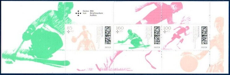 Booklet Pane-Paralympic Sports