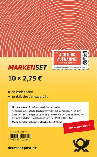 Radio Broadcasting in Germany, Centenary