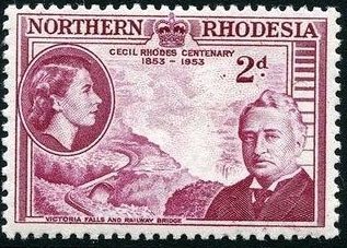 Stamp, Rhodes Centenary, British colonies and territories,  