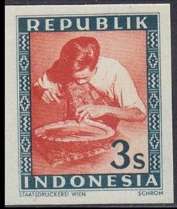 Stamp, Metal Worker, Indonesia,  , Industry, Metalworking