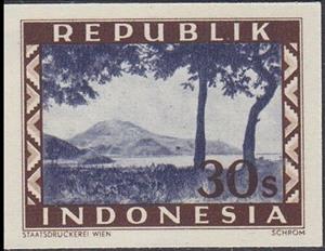 Stamp, Mountain, Sumatra, Indonesia,  , Landscapes, Mountains, Trees