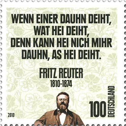 200. Birthday Fritz Reuter