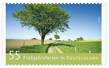 Stamp, Spring Break, Germany, Federal Republic,  , Spring