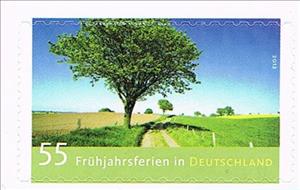 Stamp, Spring Break, Germany, Federal Republic,  , Spring