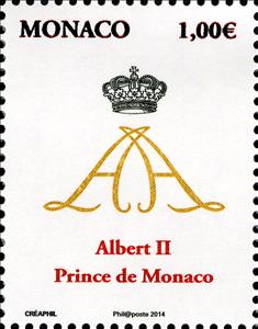 Stamp, Coat of Arms, Monaco,  , Coats of Arms, Seals (Emblems)