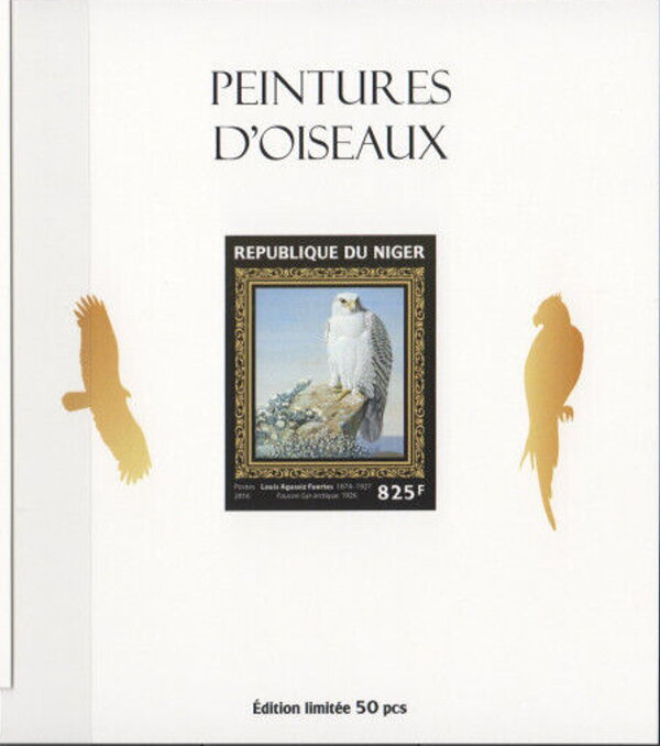 Birds on Paintings Gold Impressions