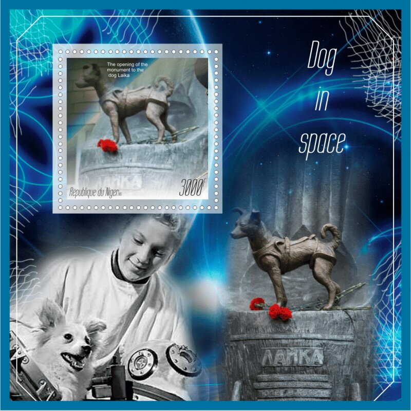 Dogs in Space (Laika dog monument)
