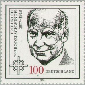 Stamp, Bodelschwingh, Friedrich von, Germany, Federal Republic,  , Famous People, Commemoration, Religion, Theologians