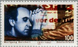 Stamp, Borchert, Wolfgang, Germany, Federal Republic,  , Famous People, Authors, Commemoration