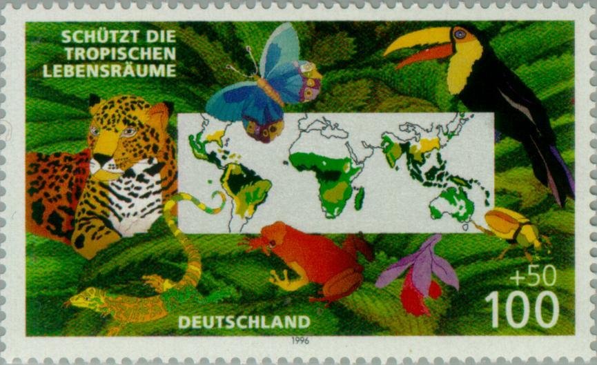 Various Animals and Plants, World Map