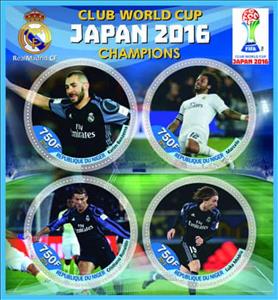 Mini Sheet, World Cup Football soccer Champions, Niger,  , Football (Soccer), Sports