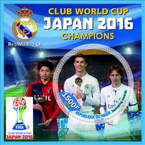 Souvenir Sheet, World Cup Football soccer Champions, Niger,  , Football (Soccer), Sports