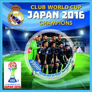 Souvenir Sheet, World Cup Football soccer Champions, Niger,  , Football (Soccer), Sports