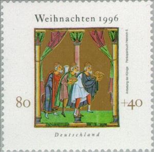 Stamp, Miniatures, Germany, Federal Republic,  , Biblical Accounts, Christmas, Feasts, Miniatures