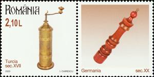 Stamp with Attached Label, Grinder from Turkey, 17th Century, Romania,  , Mills, Tools