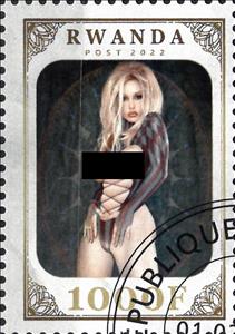 Stamp, Eroticism, Rwanda,  , Eroticism