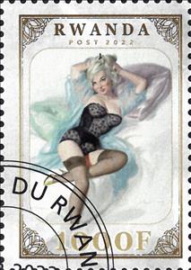 Stamp, Eroticism, Rwanda,  , Eroticism