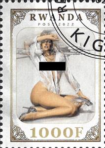 Stamp, Eroticism, Rwanda,  , Eroticism