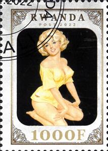 Stamp, Eroticism, Rwanda,  , Eroticism