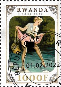 Stamp, Eroticism, Rwanda,  , Eroticism