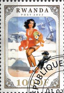 Stamp, Eroticism, Rwanda,  , Eroticism