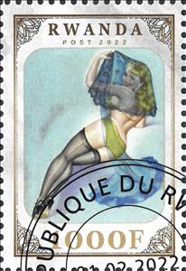 Stamp, Eroticism, Rwanda,  , Eroticism
