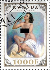 Stamp, Eroticism, Rwanda,  , Eroticism