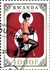 Stamp, Eroticism, Rwanda,  , Eroticism