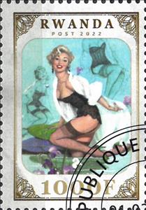 Stamp, Eroticism, Rwanda,  , Eroticism