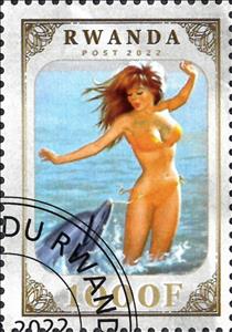 Stamp, Eroticism, Rwanda,  , Eroticism
